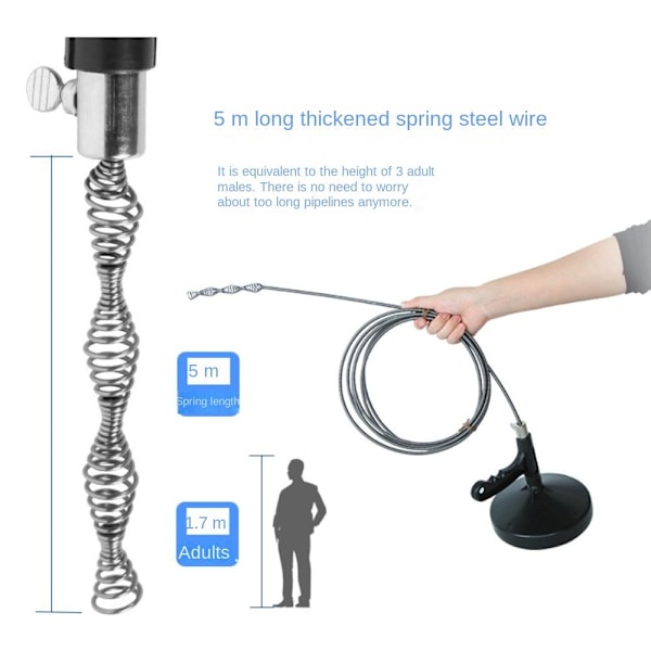Avloppsskruv Sink Snake Drain Cleaner