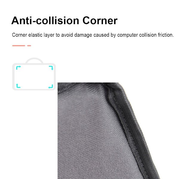 13 15 tuuman kannettavan tietokoneen käsilaukku Ultrabook Sleeve Case HARMAA 11-12 TUUM Grey 11-12 inch
