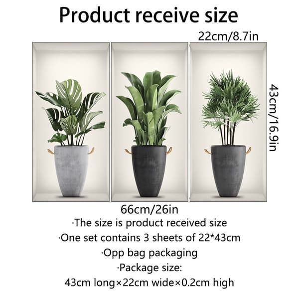 Wall Stickers 3D Decal 2 2 2