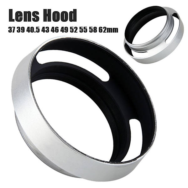 Skruet modlysblænde Anti-glare dæksel 39MM 39MM 39mm
