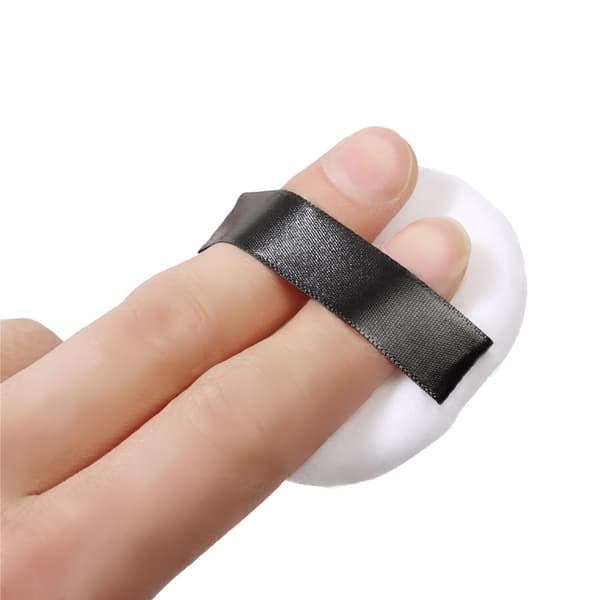 Lös pulverlåda Elastisk nätsikt SVART B B BLACK B-B