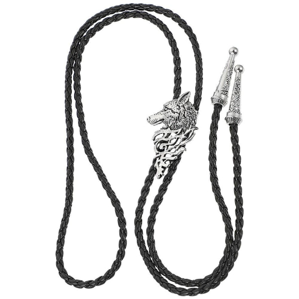 Cow Head Sweater Chain Pendant Halskæde BRONZE WOLF HEAD WOLF Bronze Wolf Head-Wolf Head
