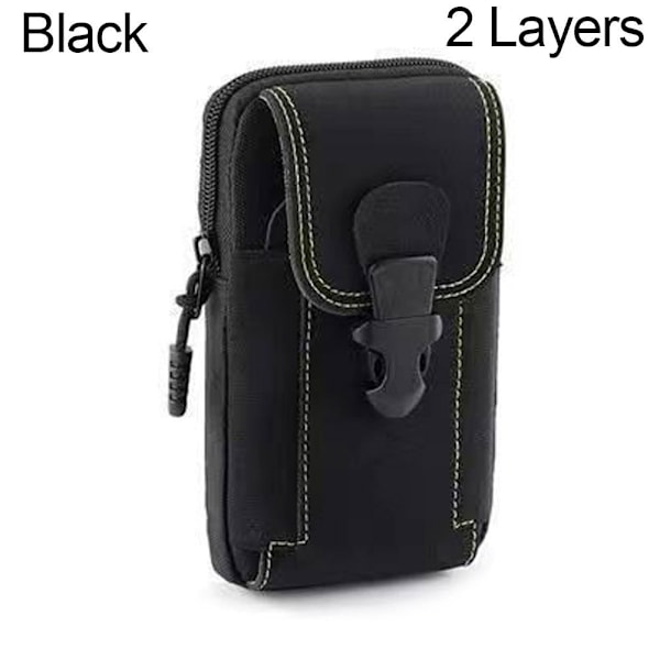 Tactical Molle Pussit Pienet taskut MUSTA 2 KERROSTA 2 KERROSTA Black 2 Layers-2 Layers