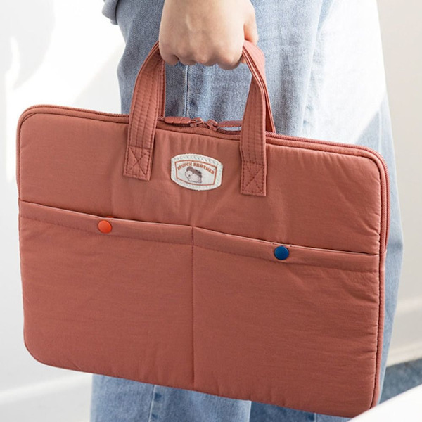 Laptop Handväska Anteckningsbok Väskor BRUN 14INCH brown 14inch