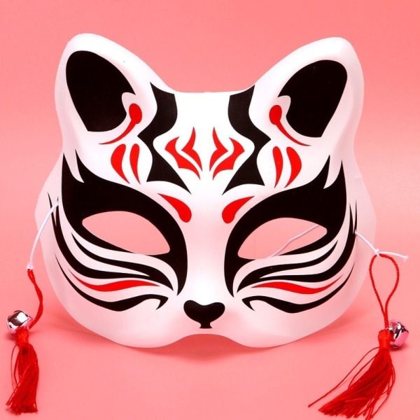 2 kpl Anime Foxes Mask Party Rekvisiitta 12 12