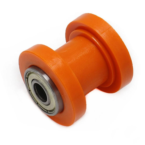 Drivkæde Rulle Remskive Hjul Glider ORANGE 8MM Orange 8mm