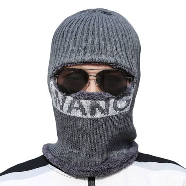 Lue Lue Skjerf Hals Skjerf Cap GRÅ Grey