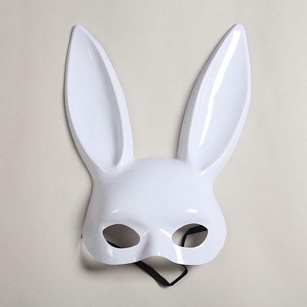Bunny Mask Ansigt Lang HVID white