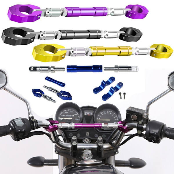 Motorcykelstyr balanceringsgreb SORT Black