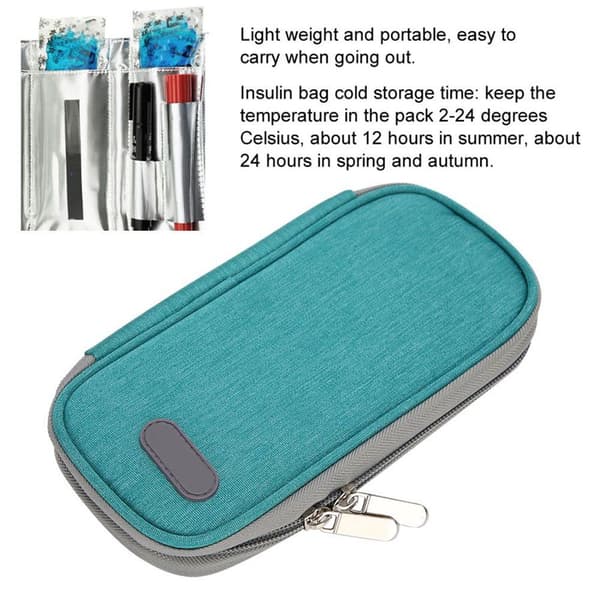 Insulin Kylväska Piller Protector SVART black