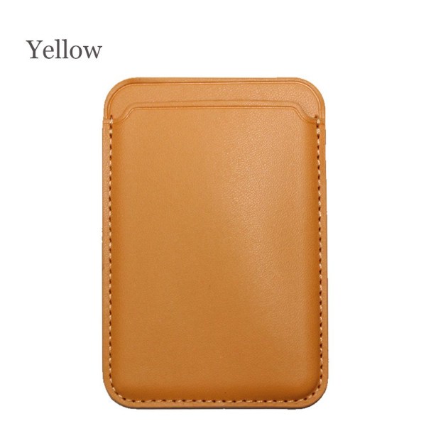 Korthållare Magnetisk plånbok Kort GUL Yellow