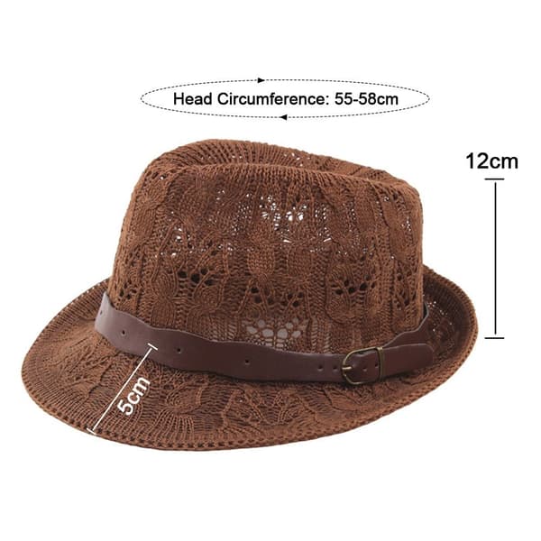 Åndbare hatte Vintage Panama Hat 9 9 9
