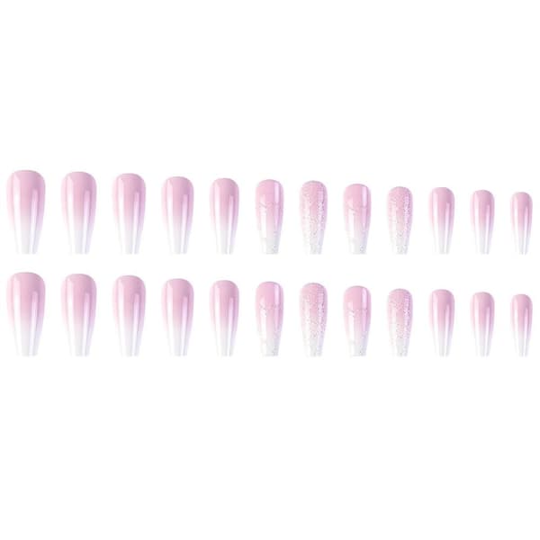 Fake Nails Medium Length T-form