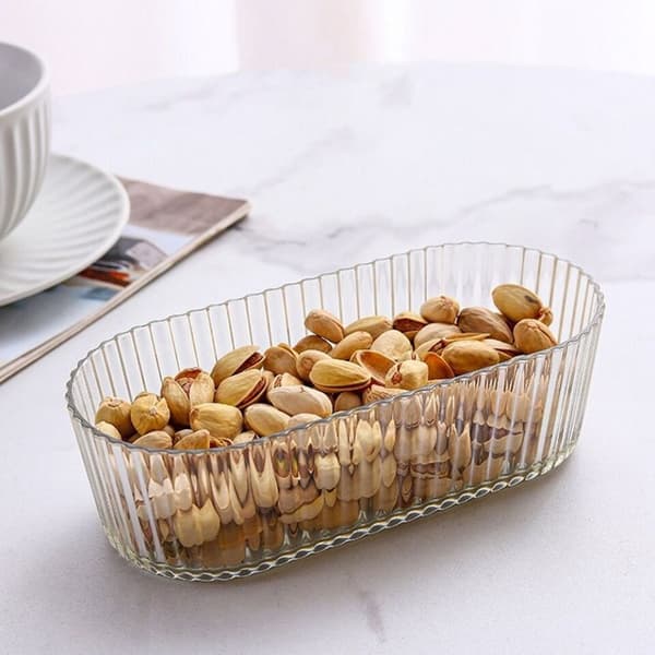 Fruktfat Snacksplate TRANSPARENT Transparent
