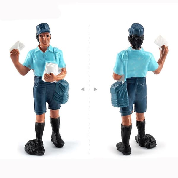 Simulation Personage Model Kunstig Postmand Pilot Figur