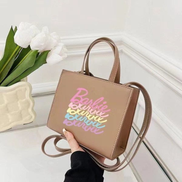 Barbie Graffiti Tote Bag Barbie Handbag KHAKI khaki