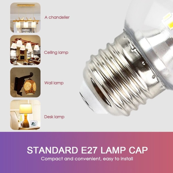 LED Lyspære Pendelpærer E27 5WCLEAR CLEAR E27 5WClear