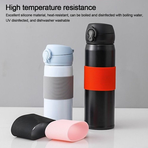 Flaske Sleeves Silikone Cup Sleeve SORT SORT black