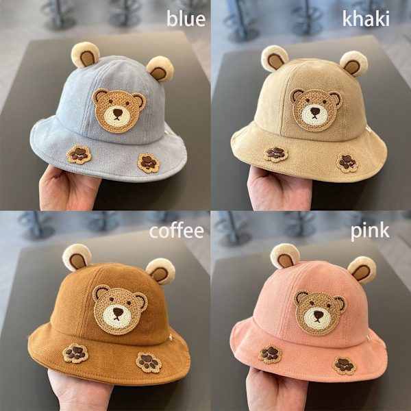 Children Bucket Hat Beach Hat PINK pink