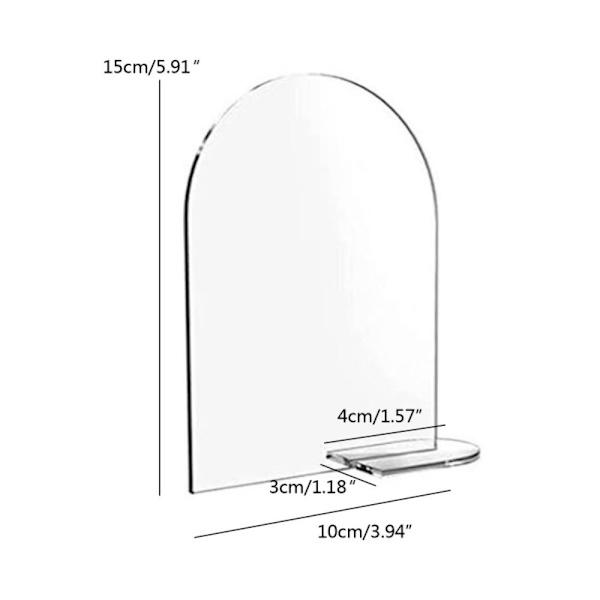 5 stk Arch Bordskilt med Stand Bord numre