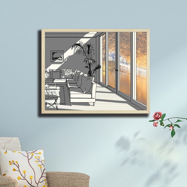 INS Deco Led lysmaling 23X17CM02 02 23x17cm02