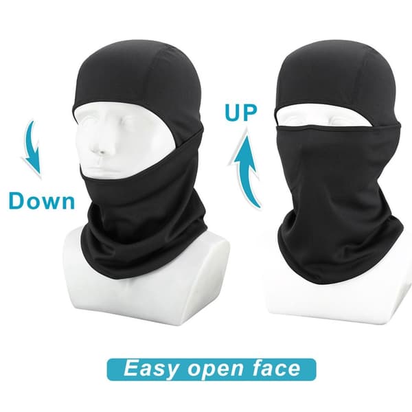 Full Face Cap Cykling Balaclava LYS GRÅ light grey