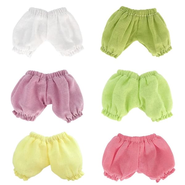 Mode Shorts Kläder Doll's Bomullsbyxor VIT White
