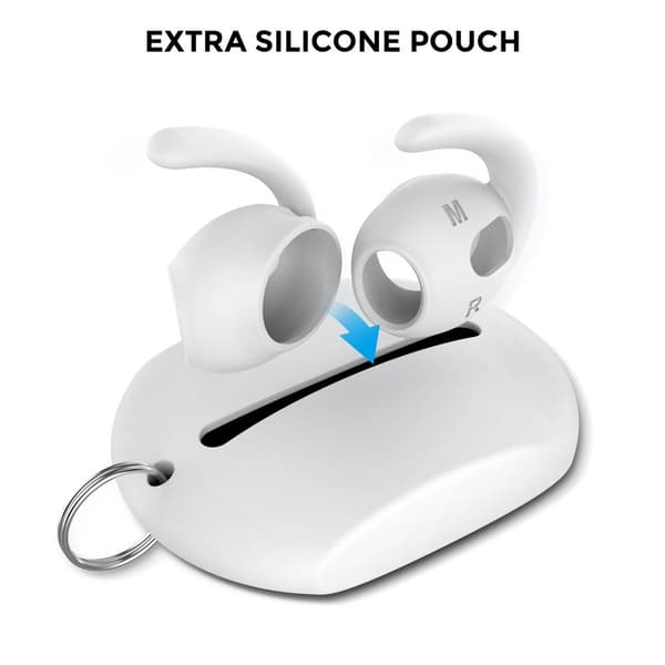 3 Par Eartips EarPads til Airpods 3 white