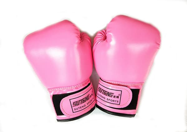 Boxningshandskar för barn PU Läder ROSA pink