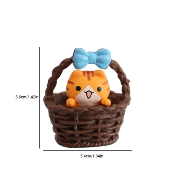 4PC Basket cat Landskabspleje Micro Bonsai