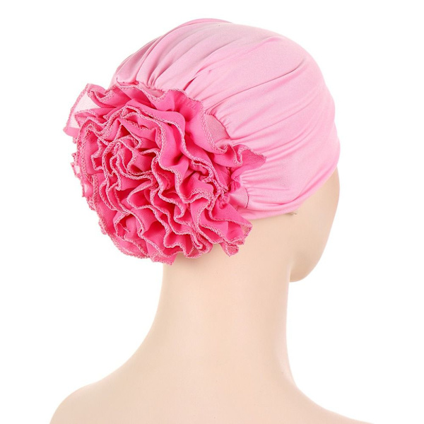 Naisten Hijab Caps Muslim-päähuivi PINKKI pink