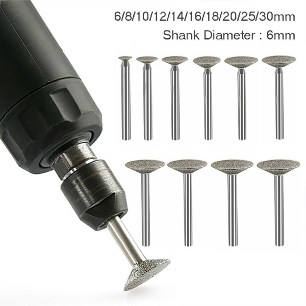 Diamant Slipehode T-form Slipehode 14MM 14mm