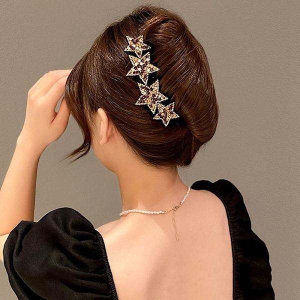 Rhinestone Hair Comb Broken Hair Comb FARVE 3 FARVE 3 Color 3