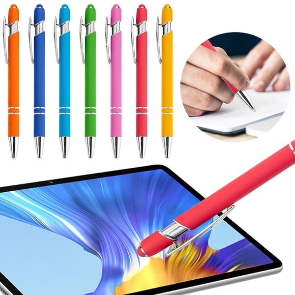 5 STK Touch Screen Kuglepen RØD Red