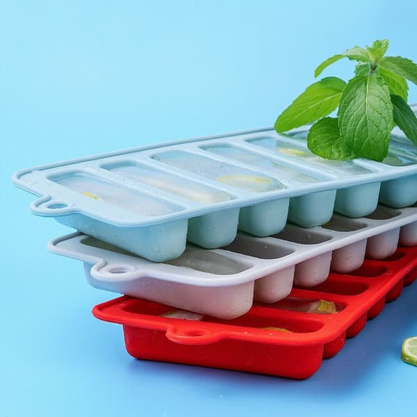 Long Strip Ice Cube Bar Ball Maker Isform HVID White