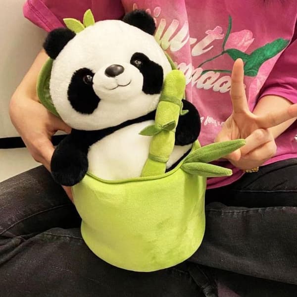Panda pehmo täytetty bambu B B B