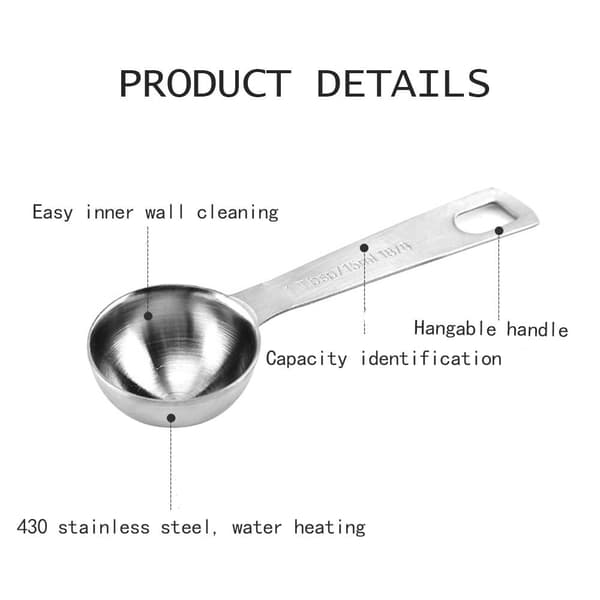Mätskedar Set Graderad Mätsked 6pcs