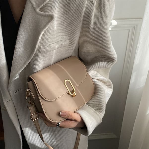 Axelväska för damer Underarmsväskor KHAKI khaki