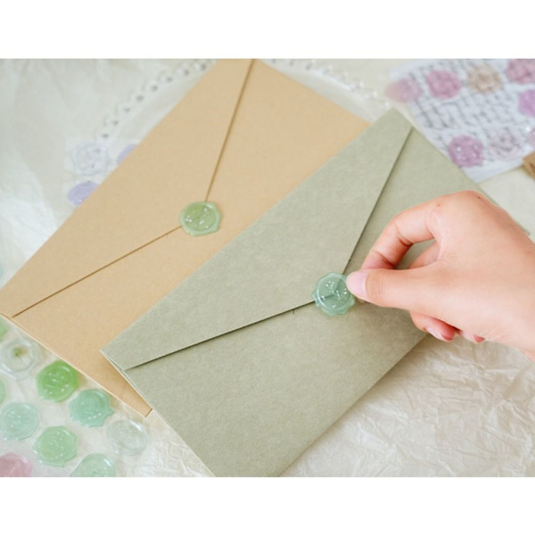 36/54 STK Voksforseglingsstempel-stempelklistremerker C(36PCS) C(36PCS) C(36PCS)
