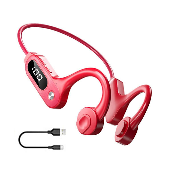 Bone Conduction -kuulokkeet Langattomat nappikuulokkeet RED Red