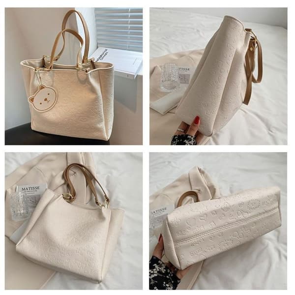 Skuldertaske Pendletaske BEIGE beige