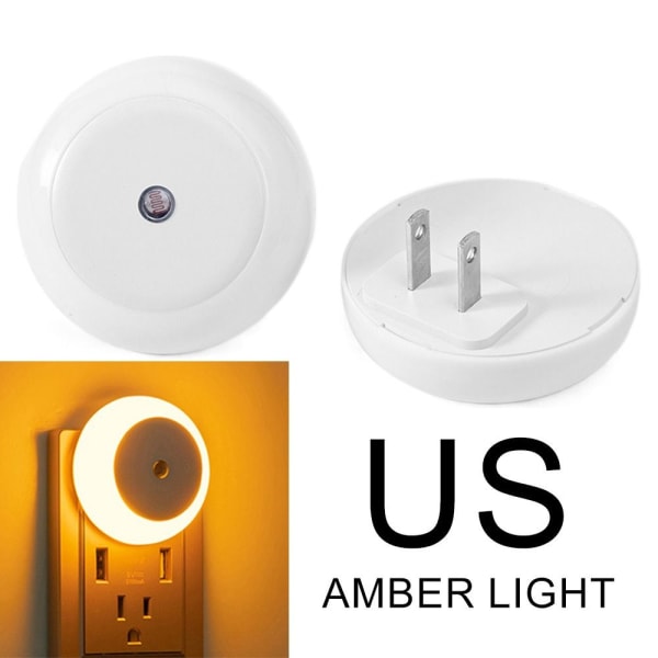 Energisparende stikkontakt Light Smart Lights RUL LYS US US US Amber Light US-US