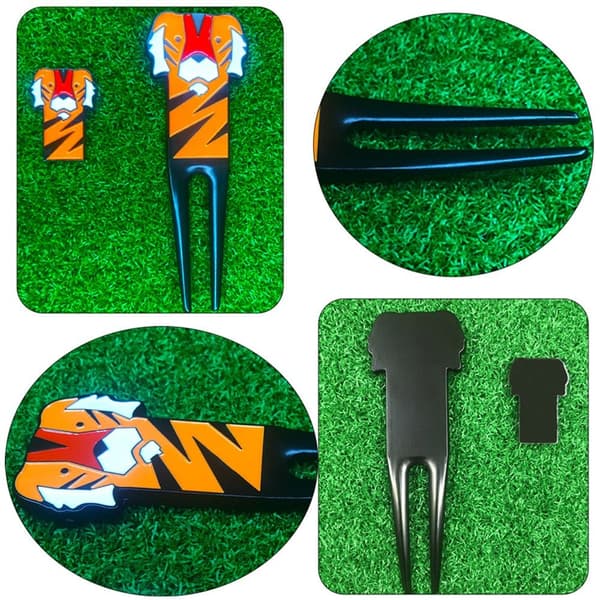 Golf Divot Pitch Repairer Tool Golfgaffelstift