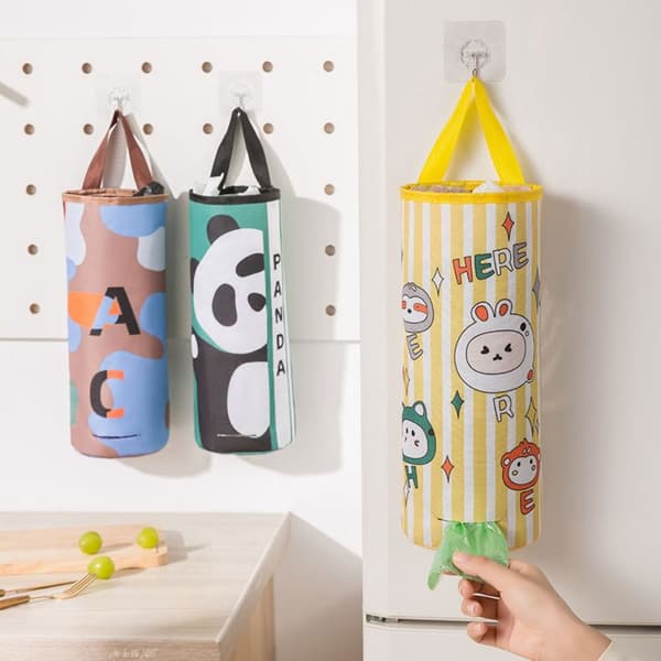 Diverse Oppbevaringspose Søppelpose Organizer GUL GUL Yellow