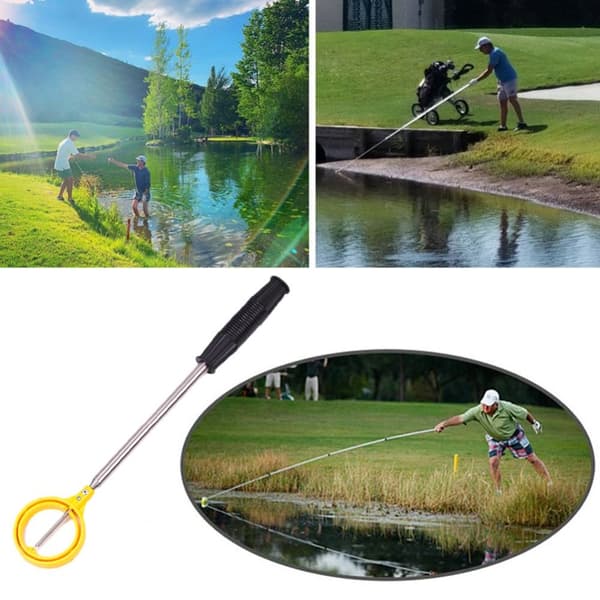 Golfboll Pick Up Tools Golf Ball Retriever VIT white