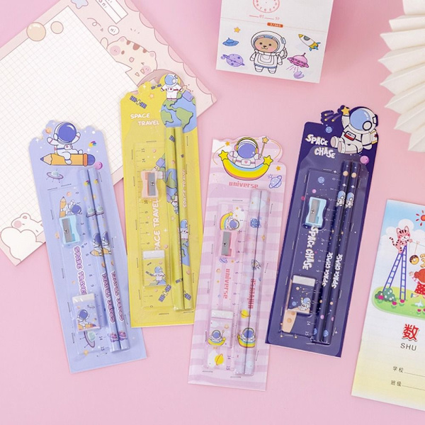3 Set in pennlinjal GUL Yellow