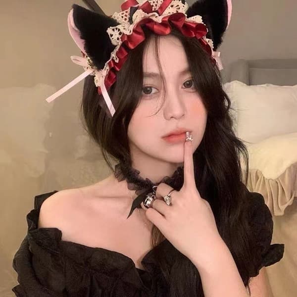 Cat Ear Pannebånd Cosplay Hodeplagg STYLE 3 STYLE 3 Style 3