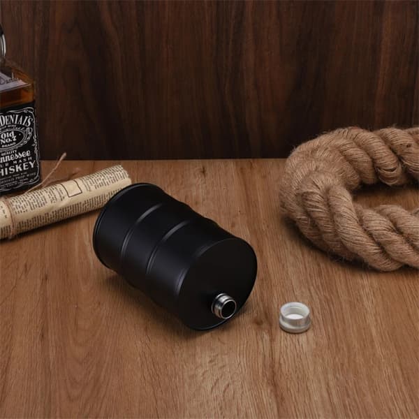 25oz vinkruka Whisky Flagon SILVER silver