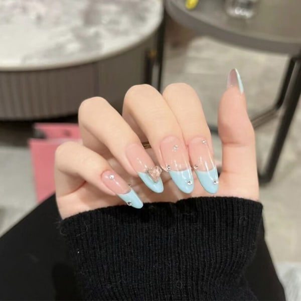 Almond Fake Nails Tekokynnet 1 1 1