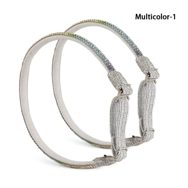 2Par Dame Skolisser Bunt Skolisse MULTICOLOR-1 Multicolor-1